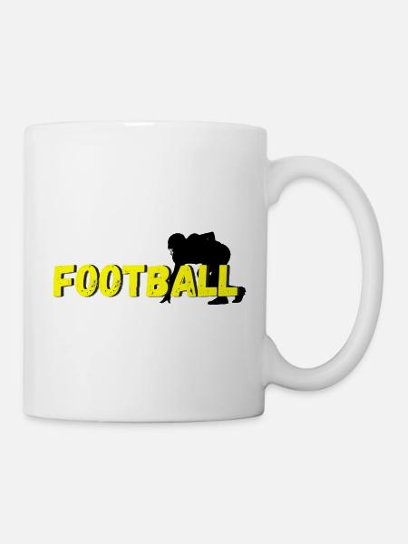 Football - Tasse - Weiß