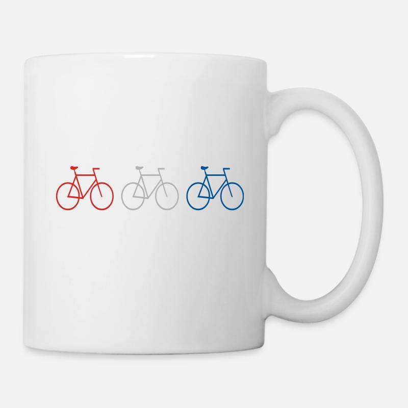 3 bikes - Mug - white