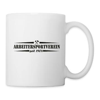 Arbeitersportverein seit 1904 - Tasse - Weiß - Rechts