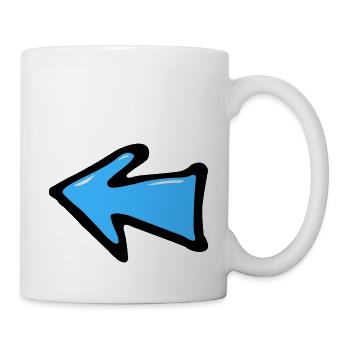 Point Arrow - Mug - white - Right