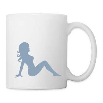 sympa fille - Mug blanc - blanc - Droite