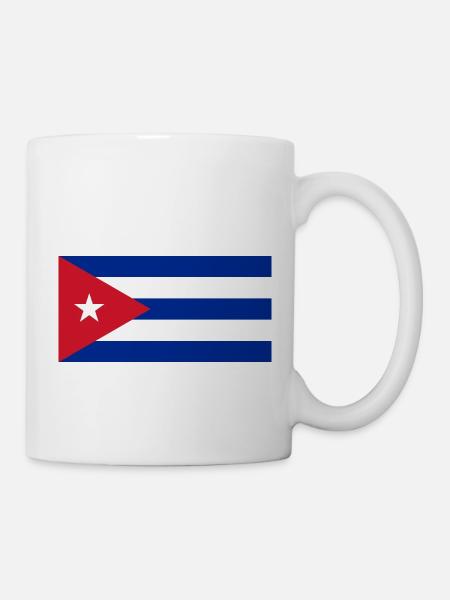 Cuba Drapeau - Mug blanc - blanc