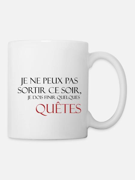 Jeu de rôle - Gaming - Geek - Mug blanc - blanc