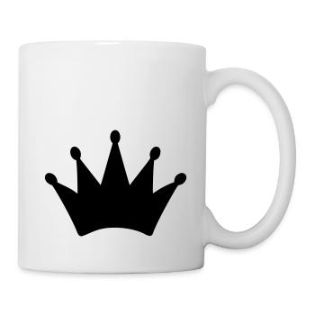 krone - Tasse - Weiß - Rechts