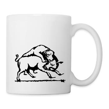 Schafkopf_Simple - Tasse - Weiß - Rechts