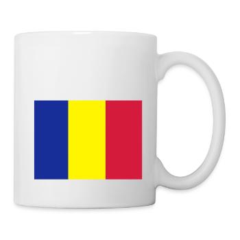 fahne_rumaenien - Tasse - Weiß - Rechts