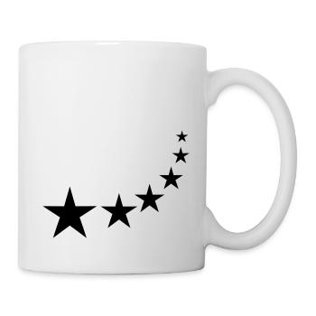 Sternschnuppe - Tasse - Weiß - Rechts