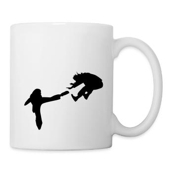 Kampf - Tasse - Weiß - Rechts