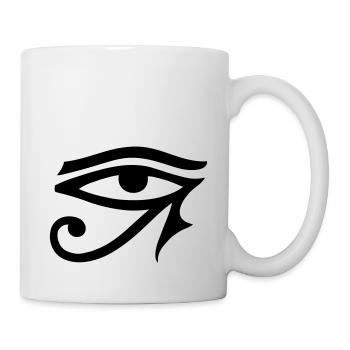 Eye Of Horus - Tasse - Weiß - Rechts