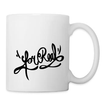 For Real - Tasse - Weiß - Rechts