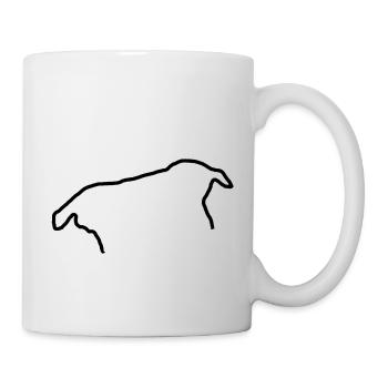 Staffy Outline - Mug - white - Right