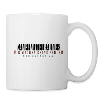 kampfmittelräumer_vec_3 de - Tasse - Weiß - Rechts