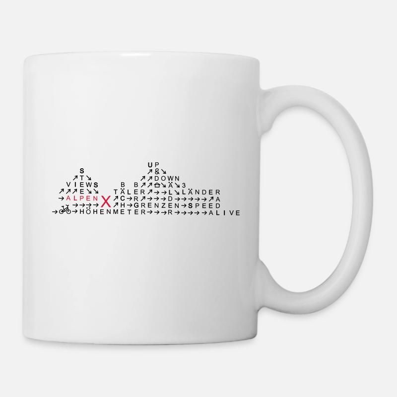 alpencross - Tasse - Weiß
