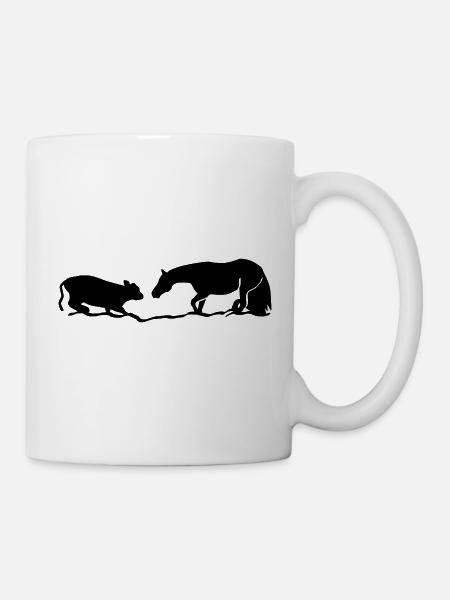 Cutting Horse - Tasse - Weiß