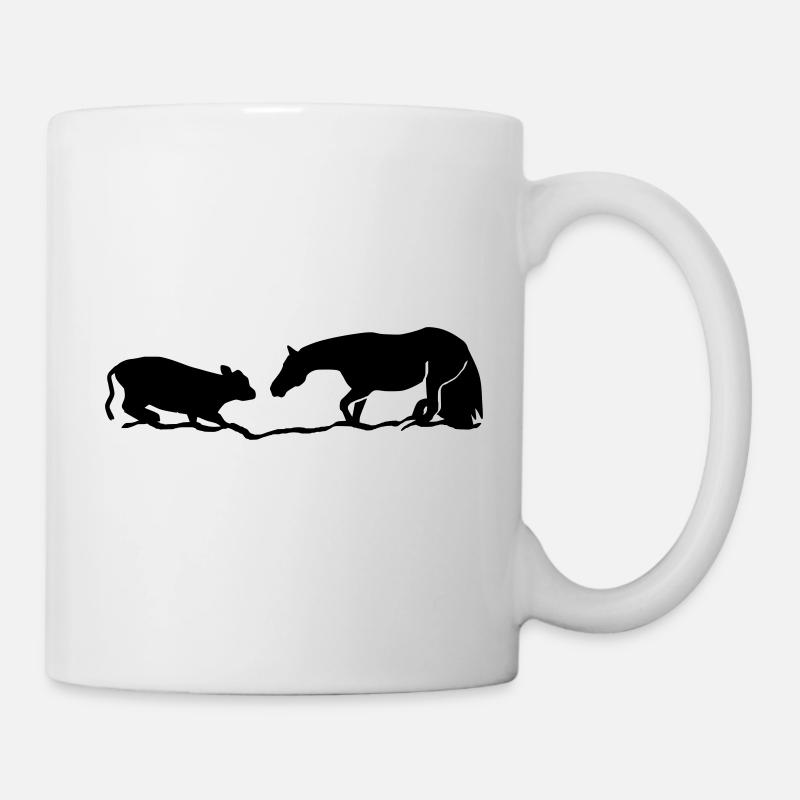 Cutting Horse - Tasse - Weiß