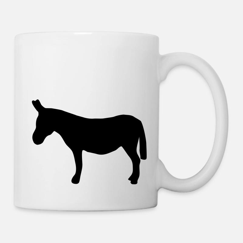 Esel - Tasse - Weiß