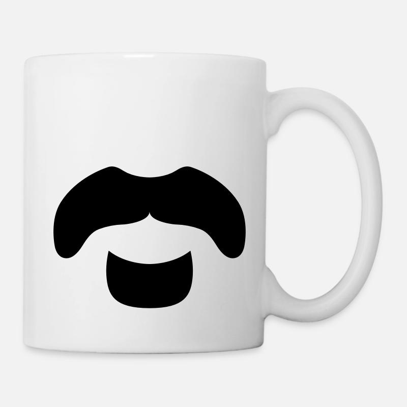»Frank Zappa« Beard 3 - Tasse - Weiß