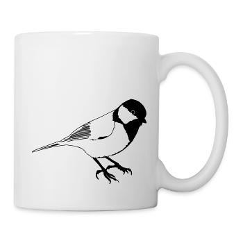 I like birds - Tasse - Weiß - Rechts