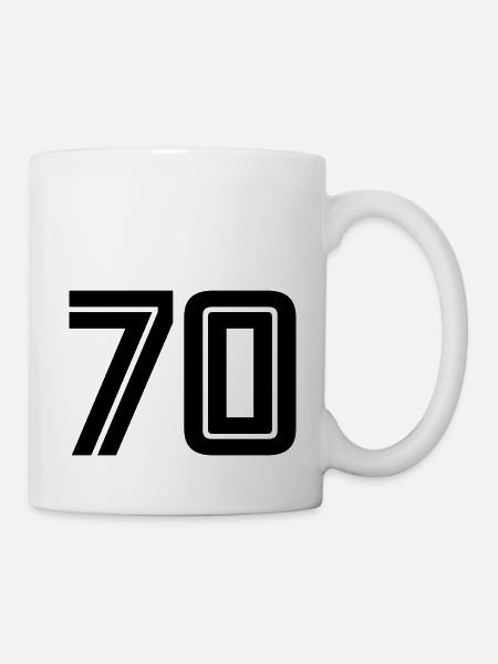 70 - Tasse - Weiß