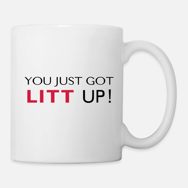 LITT UP! - Tasse - Weiß
