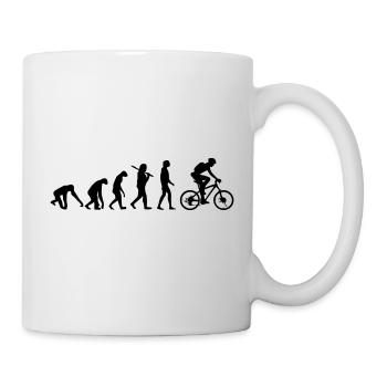 FAHRRAD EVOLUTION - Tasse - Weiß - Rechts