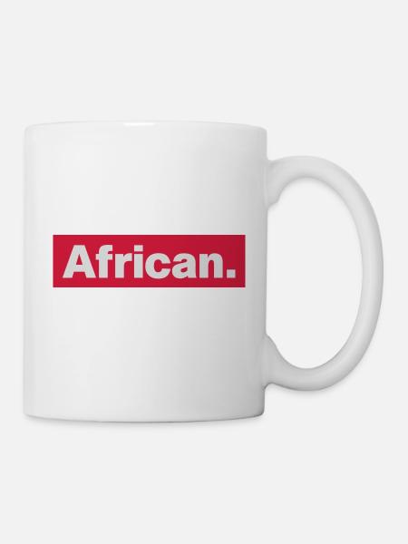 African - Tasse - Weiß