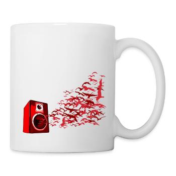 Speaker Birds DJ - Mug - white - Right