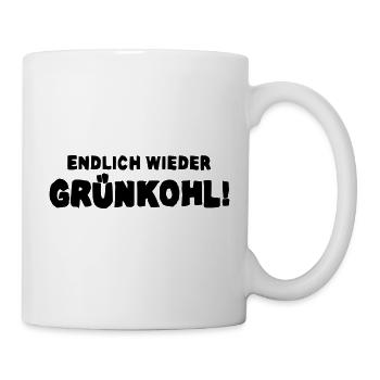 grünkohl - Tasse - Weiß - Rechts