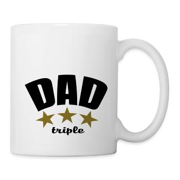 triple dad 2 - Mug - white - Right
