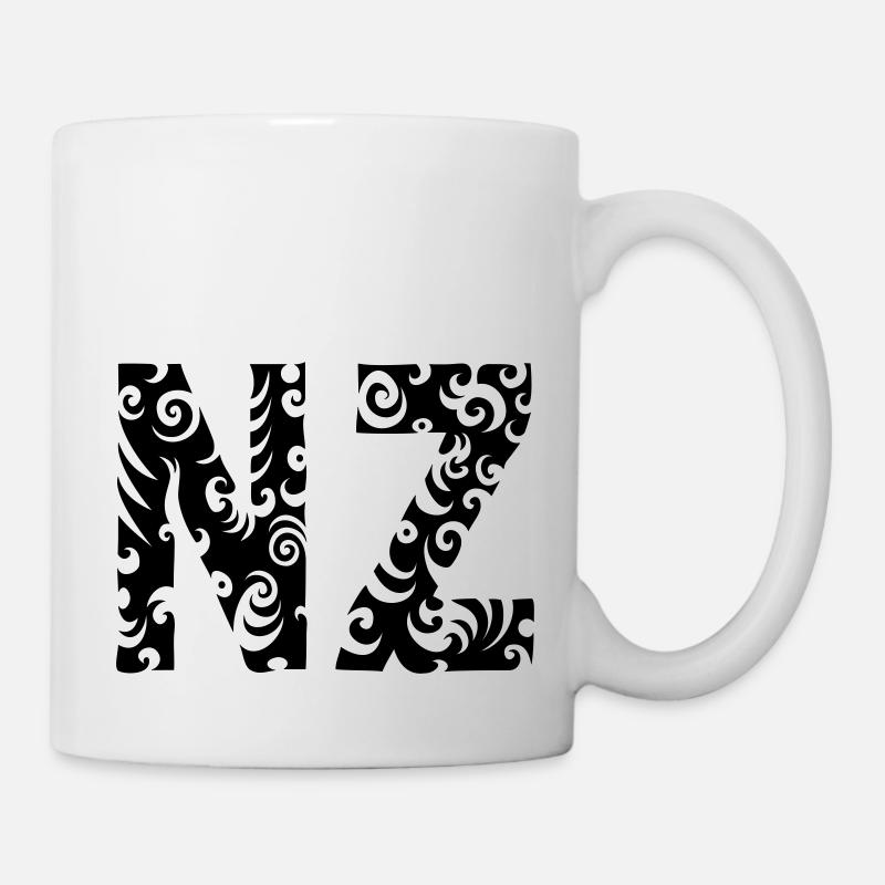 NZ - Neuseeland Maori - Tasse - Weiß