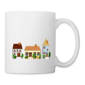street of old town - Mug - white - Right