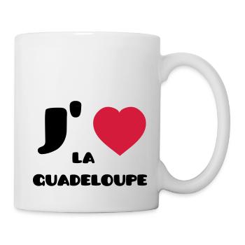 J'aime la Guadeloupe (V) - Tasse - Weiß - Rechts