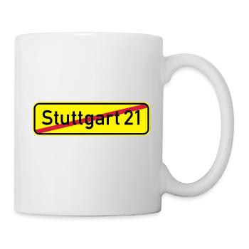 Stuttgart 21 - Mug - white - Right