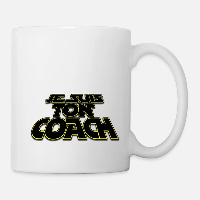 je suis ton coach - Mug blanc - blanc