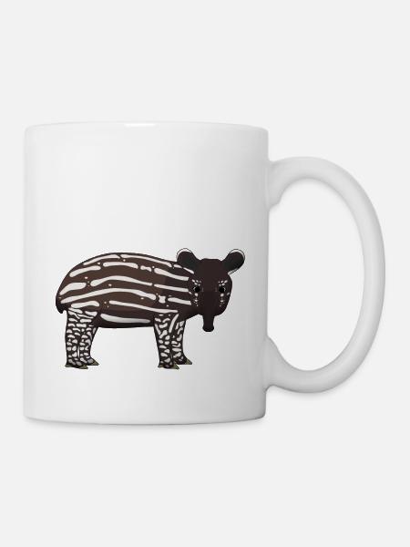 Babytapir - Tasse - Weiß