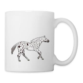 Appaloosa is running - Mug - white - Right