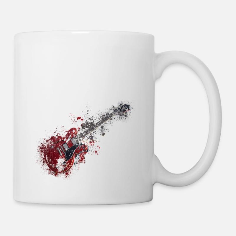 Guitar - Mug - white