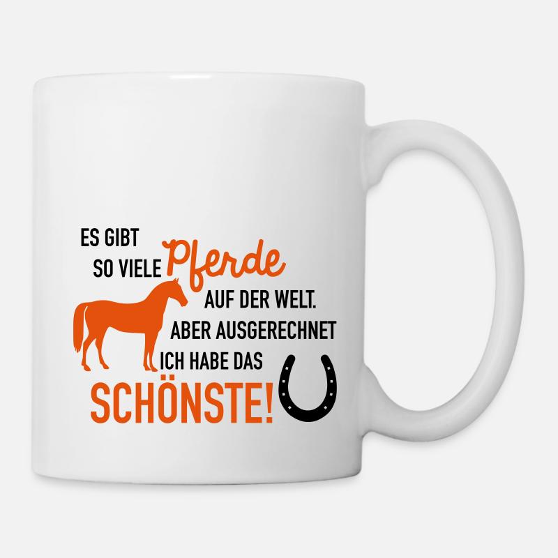 Schönstes Pferd - Tasse - Weiß
