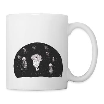 in the depth of thoughts. - Mug - white - Right