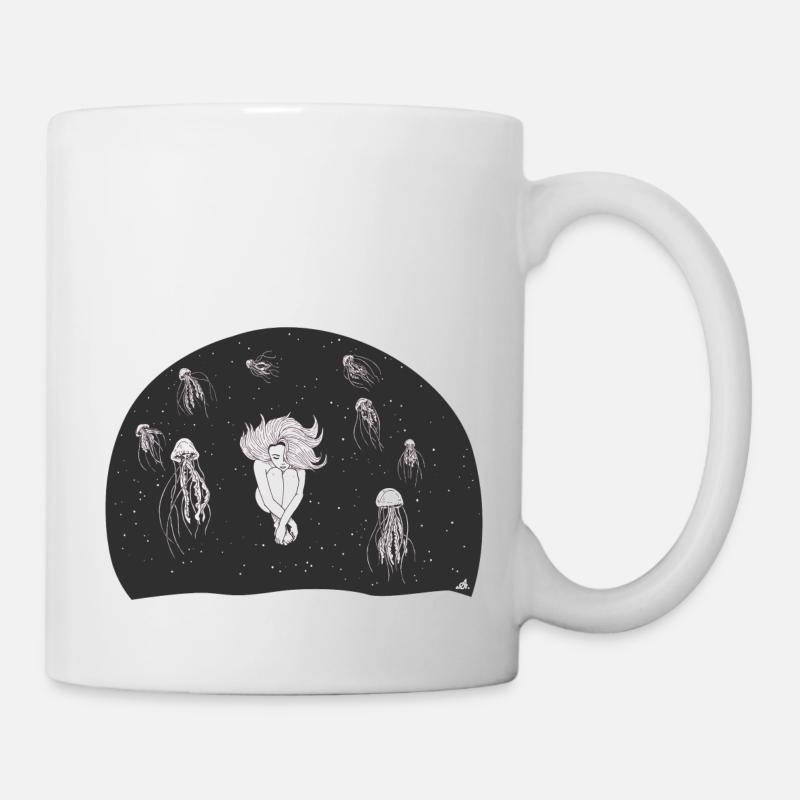 in der Tiefe der Gedanken. - Tasse - Weiß