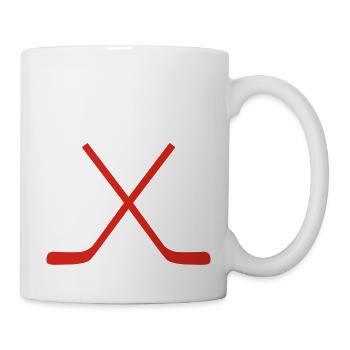 hockey - Tasse - Weiß - Rechts