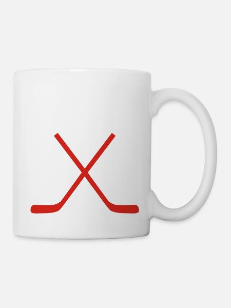 hockey - Mug blanc - blanc
