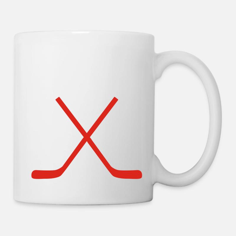 hockey - Mug blanc - blanc