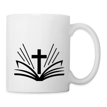 1c Croix Bible - Mug blanc - blanc - Droite