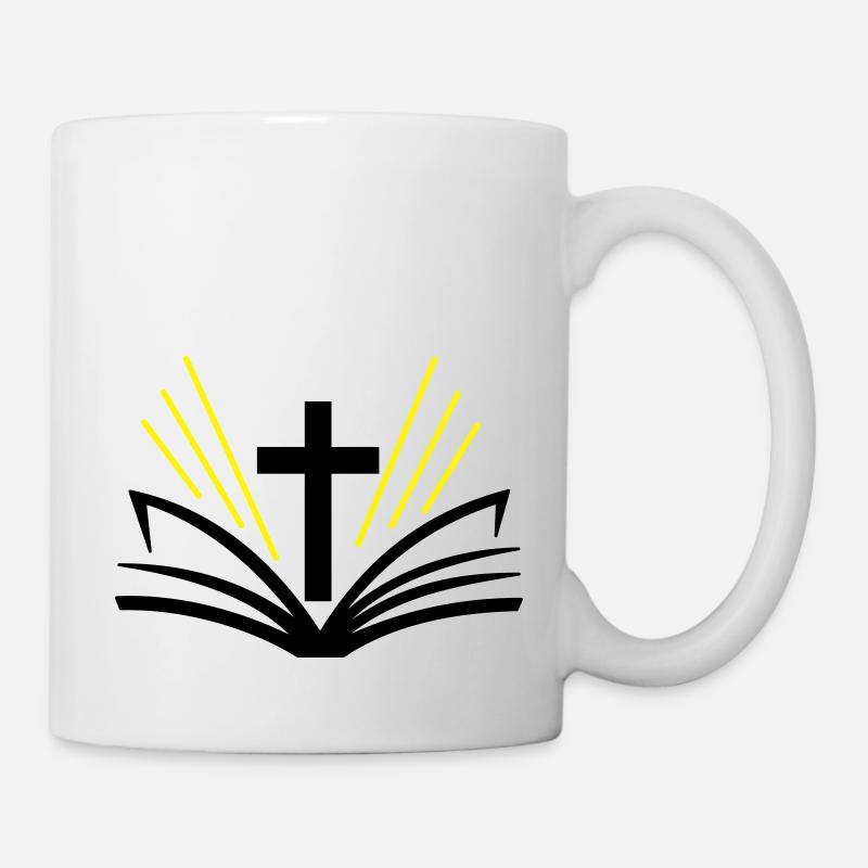 2c Croix Bible - Mug blanc - blanc