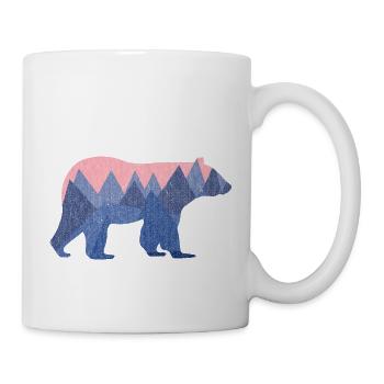 mountain bear - Tasse - Weiß - Rechts