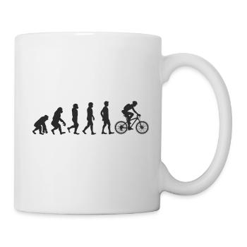 Evolution Bicycle - Mug - white - Right