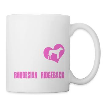 Rhodesian Ridgeback - Frau liebt - Tasse - Weiß - Rechts