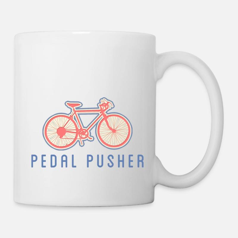 Bicycle Pedal Pusher - Mug blanc - blanc