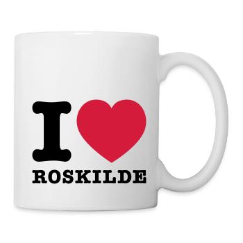 I Love Roskilde 2 - Tasse - Weiß - Rechts